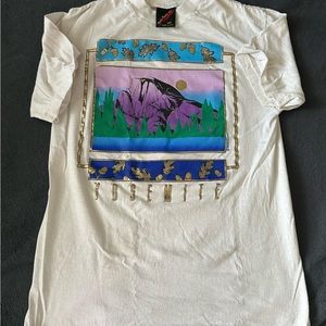 vintage Yosemite t shirt Keehn Scenes size M adult single stitch graphic tee